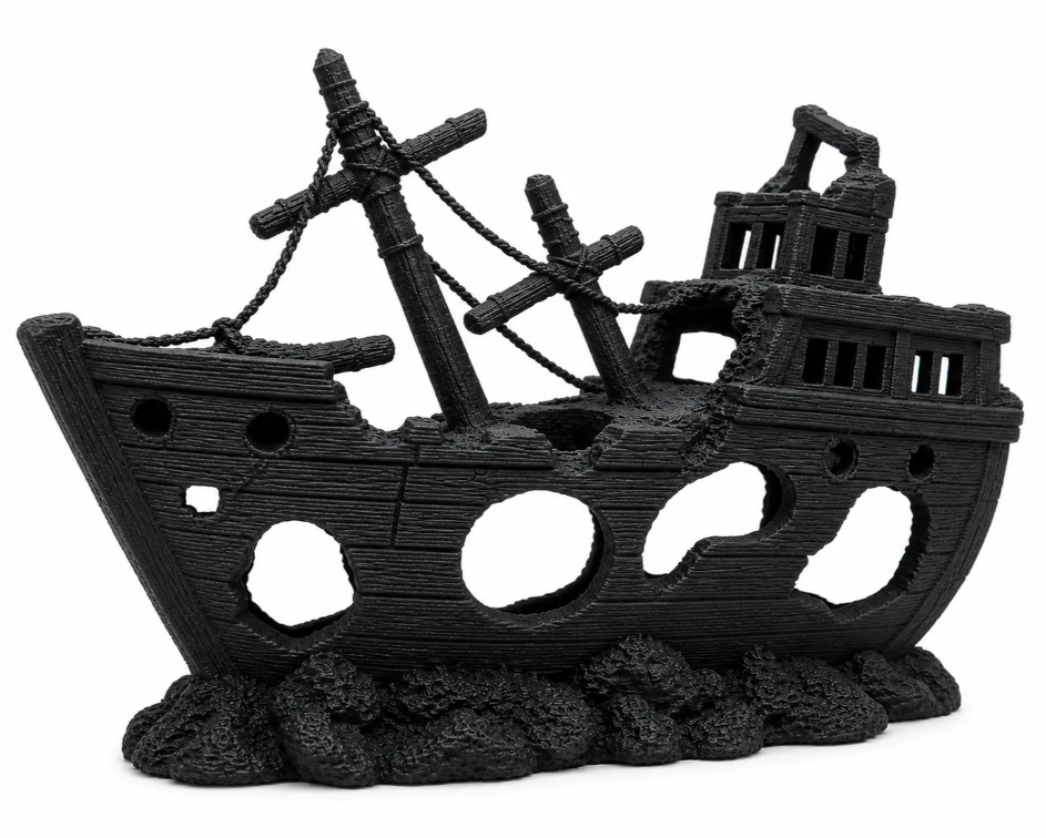 Navio Naufragado Decorativo parra Aquário 2